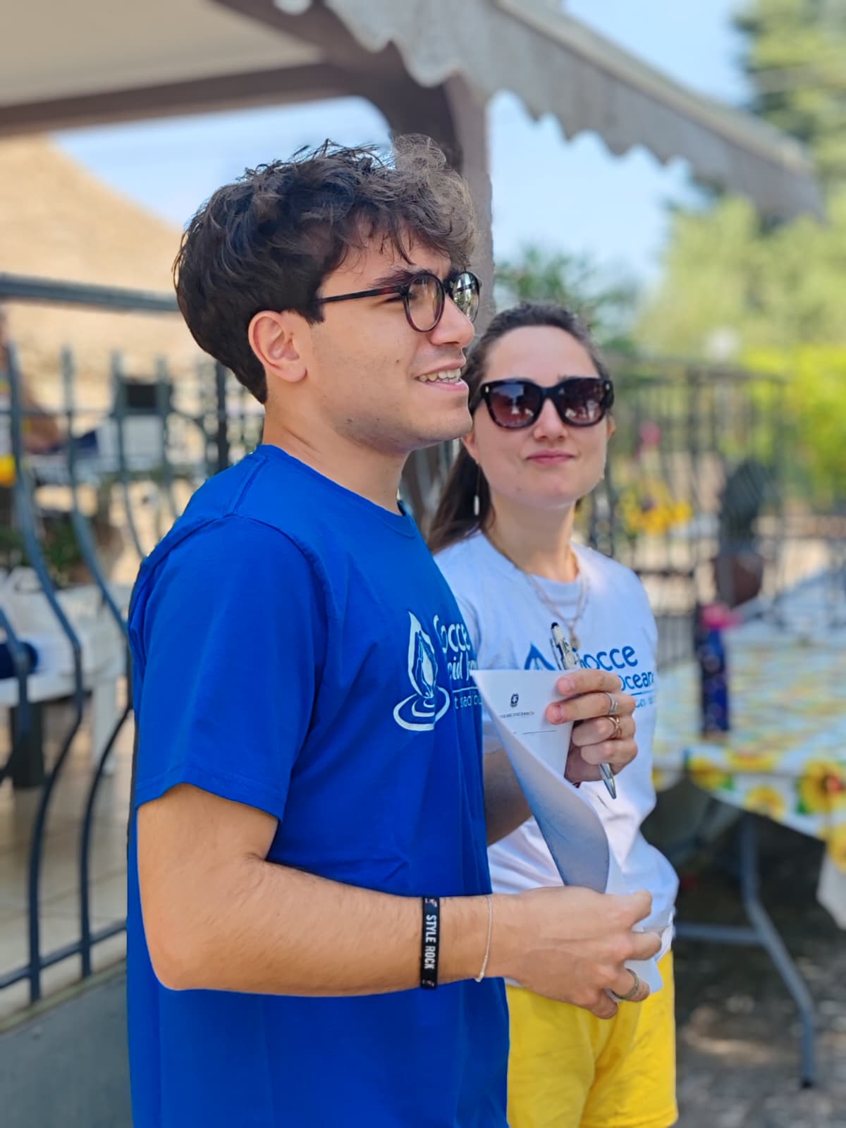 Angelo e Adele, due siblings volontari, a supporto delle attività